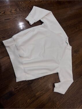 Zara Off-White Crewneck Top